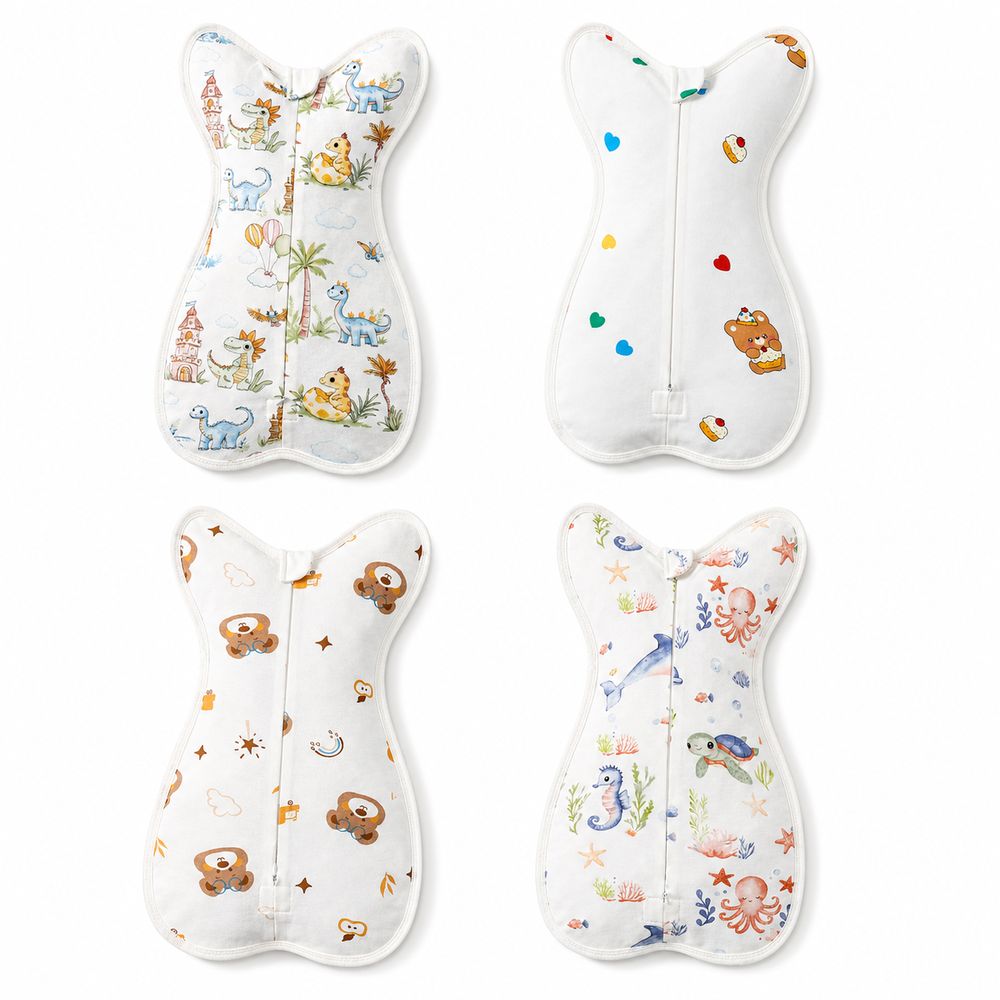 Katoenen baby-inbakerdoek met  - Baby Sleep Sack recensie en prijs
